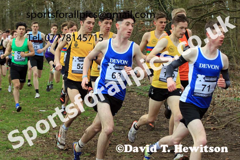 Mens Under-20s 2022 CAU Inter Counties Cross Country, Prestwold Hall, Loughborough.  Photo: David T. Hewitson/Sports for All Pics